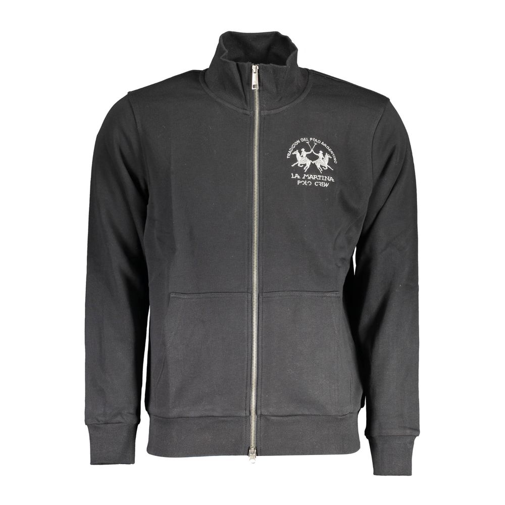 Sweat-shirt homme La Martina en coton noir