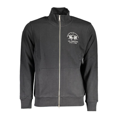 Sweat-shirt homme La Martina en coton noir