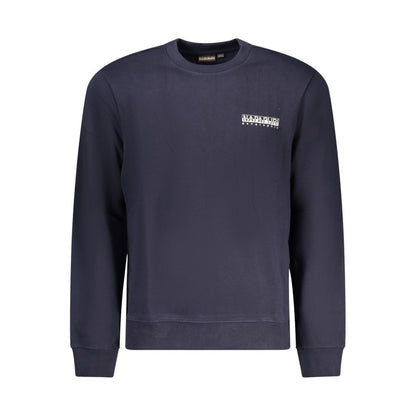 Felpa da uomo in cotone blu Napapijri