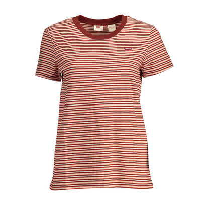 T-shirt Levi's Rosso Cotton pour femme