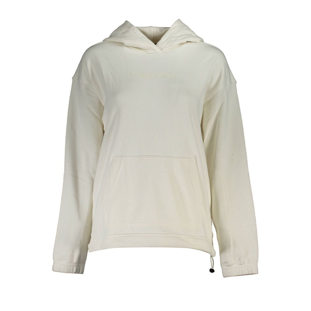 Sweat-shirt Calvin Klein blanc en coton pour femme