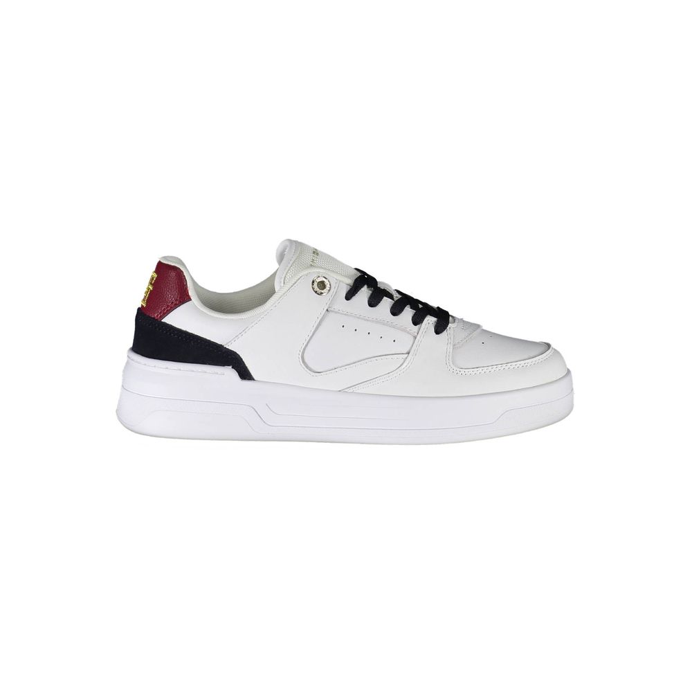 Baskets Tommy Hilfiger en cuir blanc pour femmes