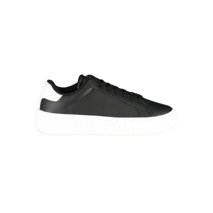 Tommy Hilfiger Sneaker da uomo in poliuretano nero