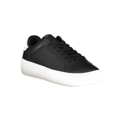 Tommy Hilfiger Sneaker da uomo in poliuretano nero