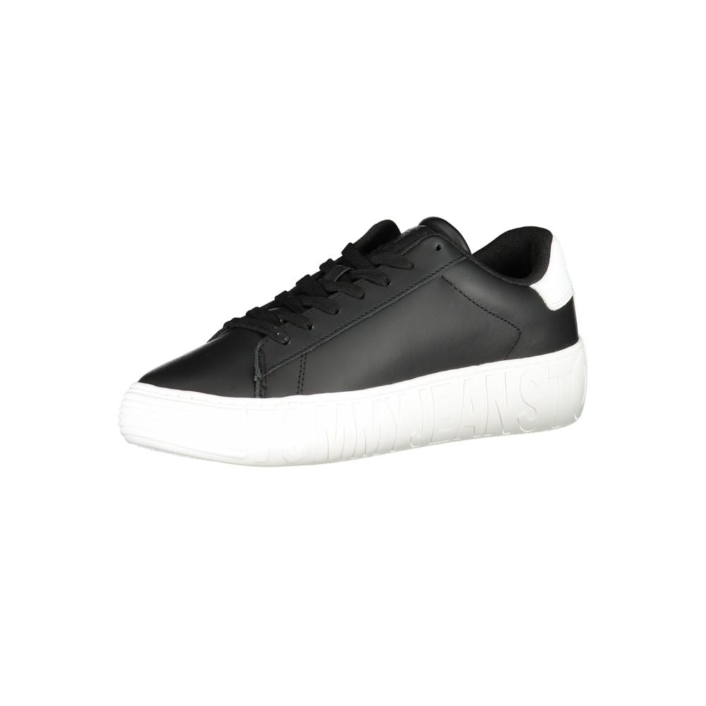 Baskets Tommy Hilfiger noires en polyuréthane pour homme