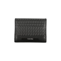 Portafoglio da uomo Calvin Klein in poliuretano nero