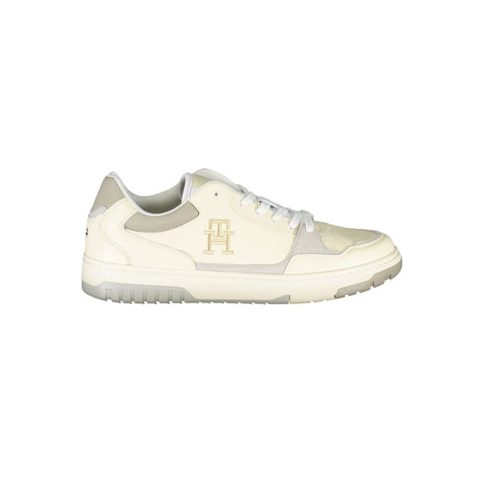 Sneakers sportive beige Tommy Hilfiger con ricamo esclusivo