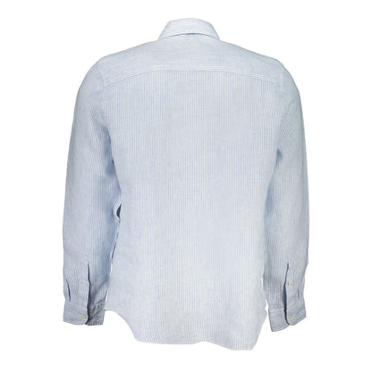Camicia da uomo in lino Azzurro North Sails