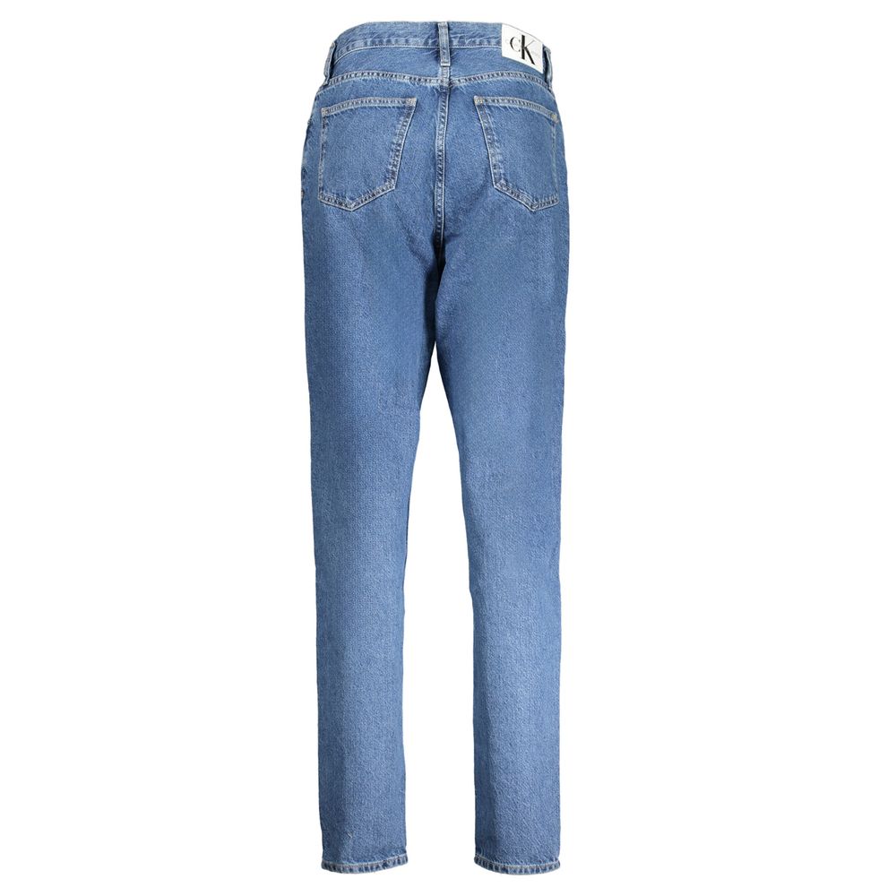 Jean Calvin Klein Blu en coton pour femme