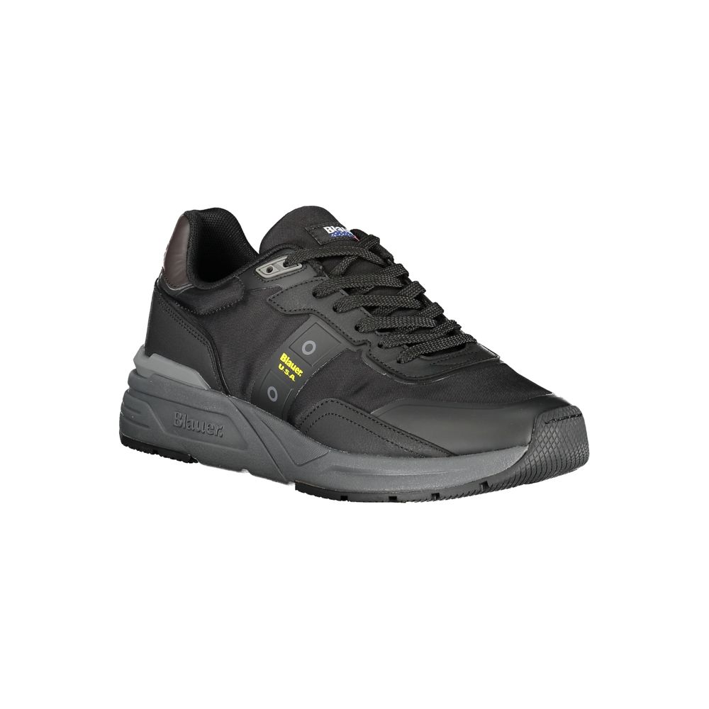 Baskets Blauer en polyuréthane noir pour hommes