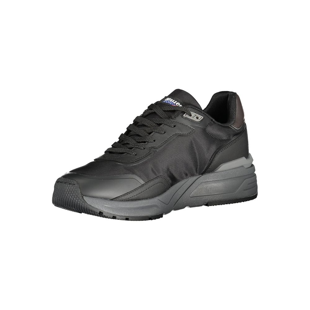 Baskets Blauer en polyuréthane noir pour hommes