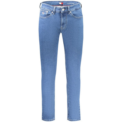 Jean homme Tommy Hilfiger en coton bleu