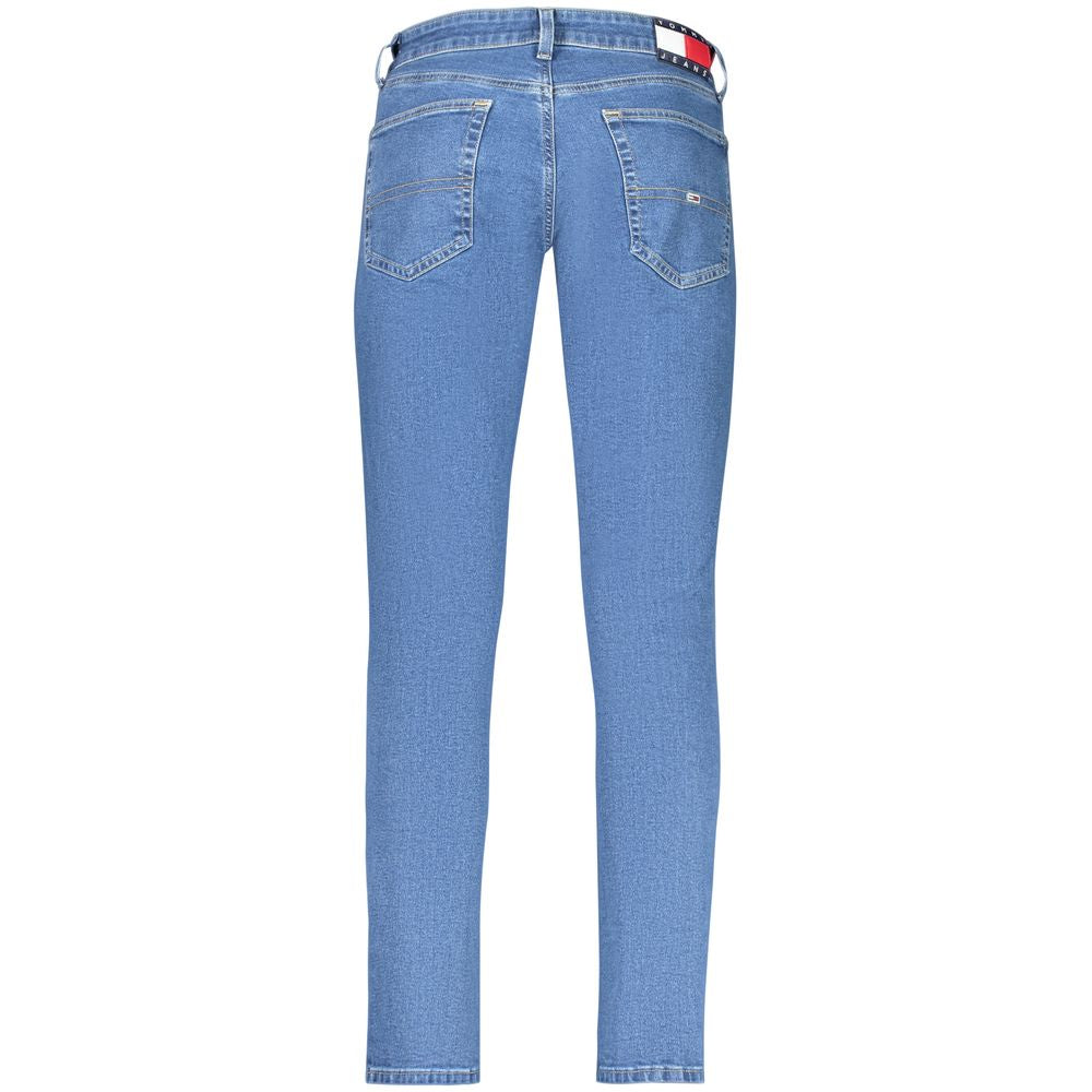 Jean homme Tommy Hilfiger en coton bleu
