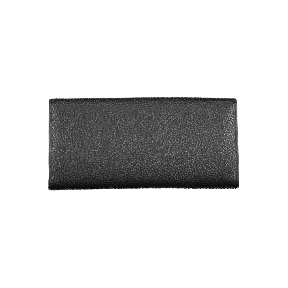 Portefeuille Tommy Hilfiger pour femme en polyuréthane noir