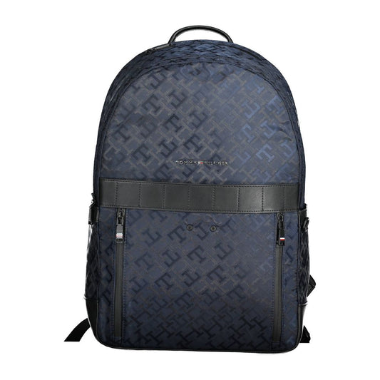 Zaino da uomo Tommy Hilfiger in poliestere blu
