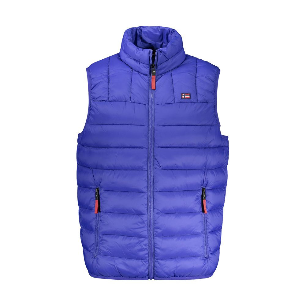 Gilet homme Norvège 1963 Blu Poliammide
