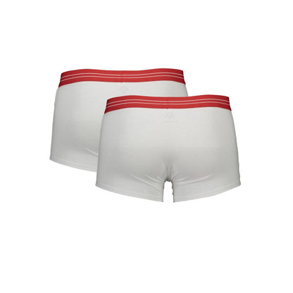 Boxer da uomo in cotone bianco North Sails