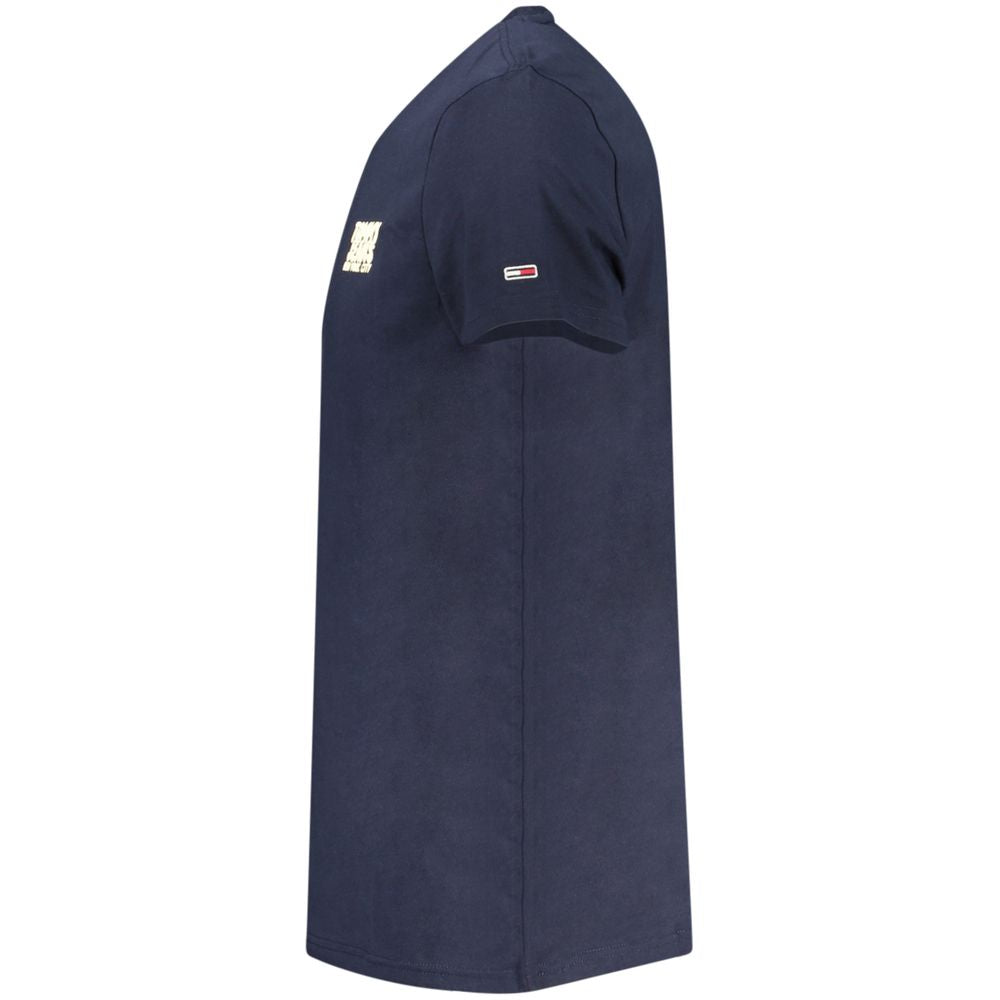 T-shirt Tommy Hilfiger bleu en coton pour homme