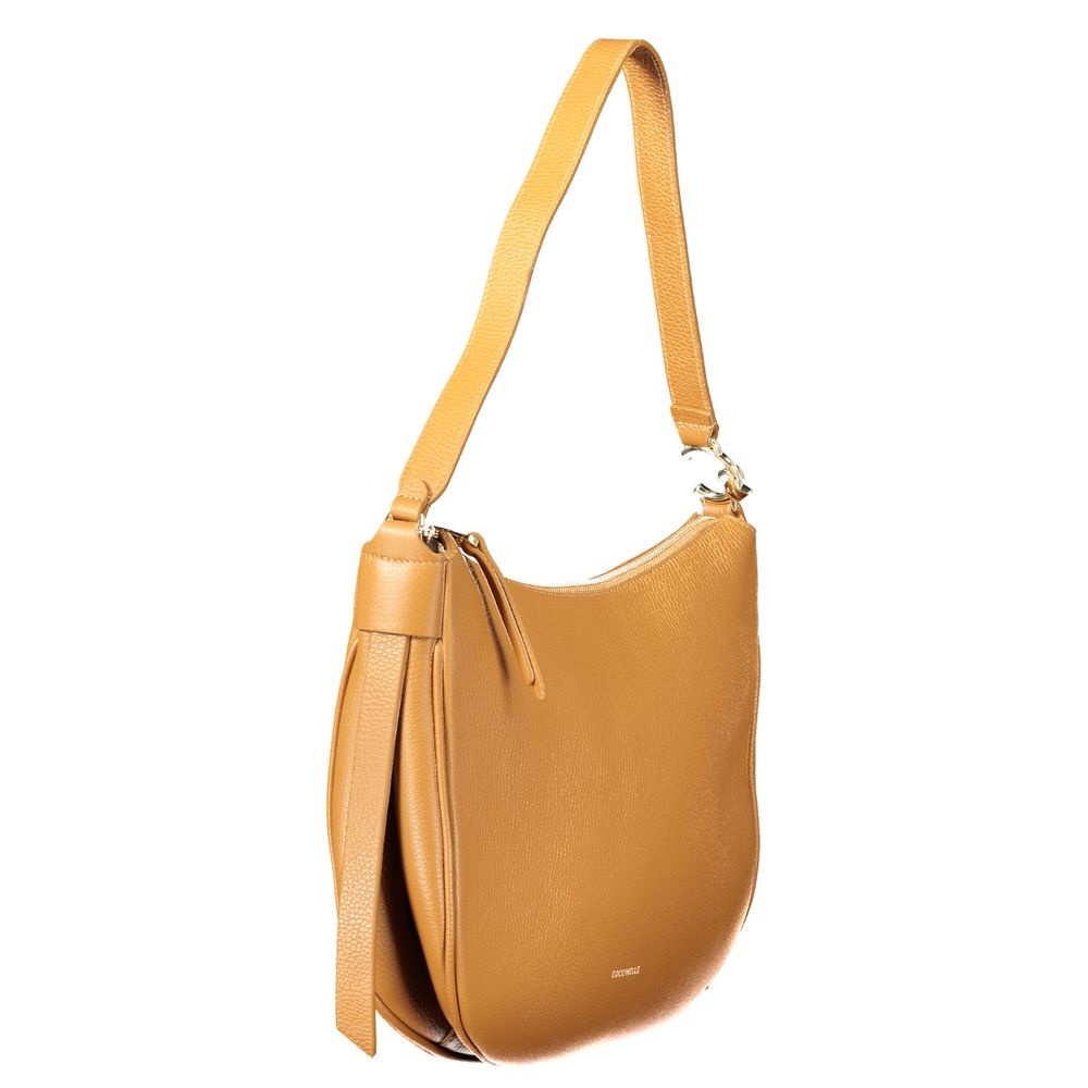 Borsa a mano da donna in pelle marrone Coccinelle