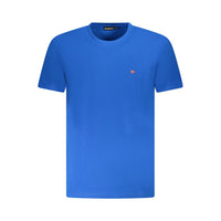 T-shirt da uomo in cotone Napapijri Azzurro