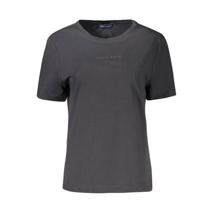 Maglietta da donna in cotone nero North Sails