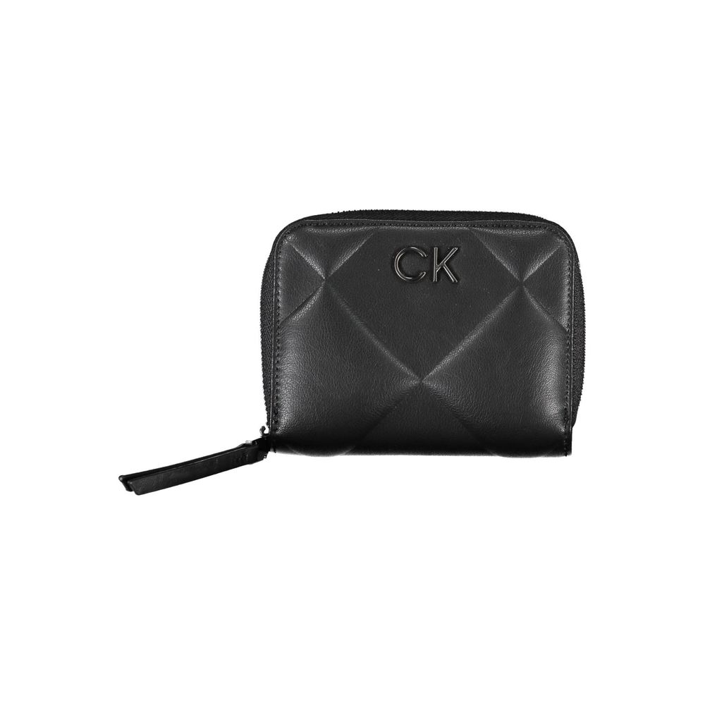 Portefeuille femme Calvin Klein Nero en polyester