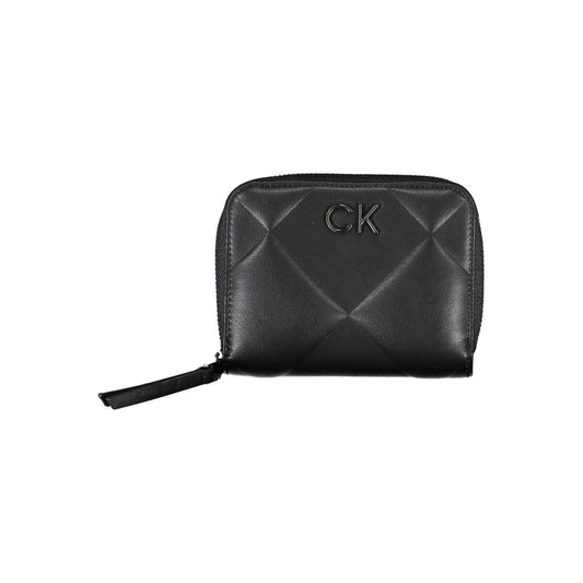 Portafoglio da donna Calvin Klein Nero in poliestere