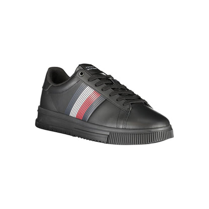 Tommy Hilfiger Sneaker da uomo in poliuretano nero