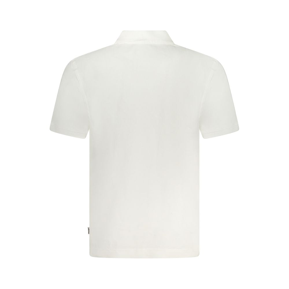 Polo da uomo in cotone bianco Wrangler