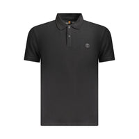 Polo Timberland noir en coton pour homme