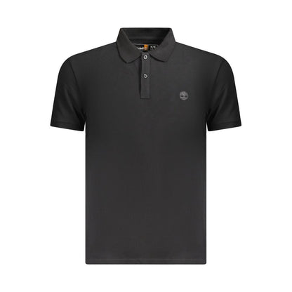 Polo Timberland noir en coton pour homme