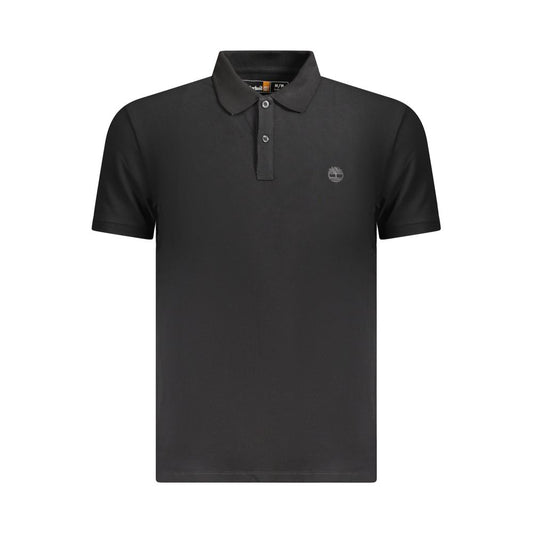 Polo da uomo Timberland in cotone nero