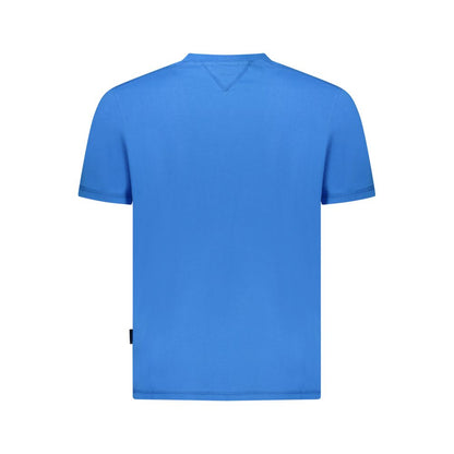 T-shirt da uomo in cotone blu Napapijri