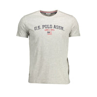 US POLO ASSN. Maglietta da uomo in cotone marrone