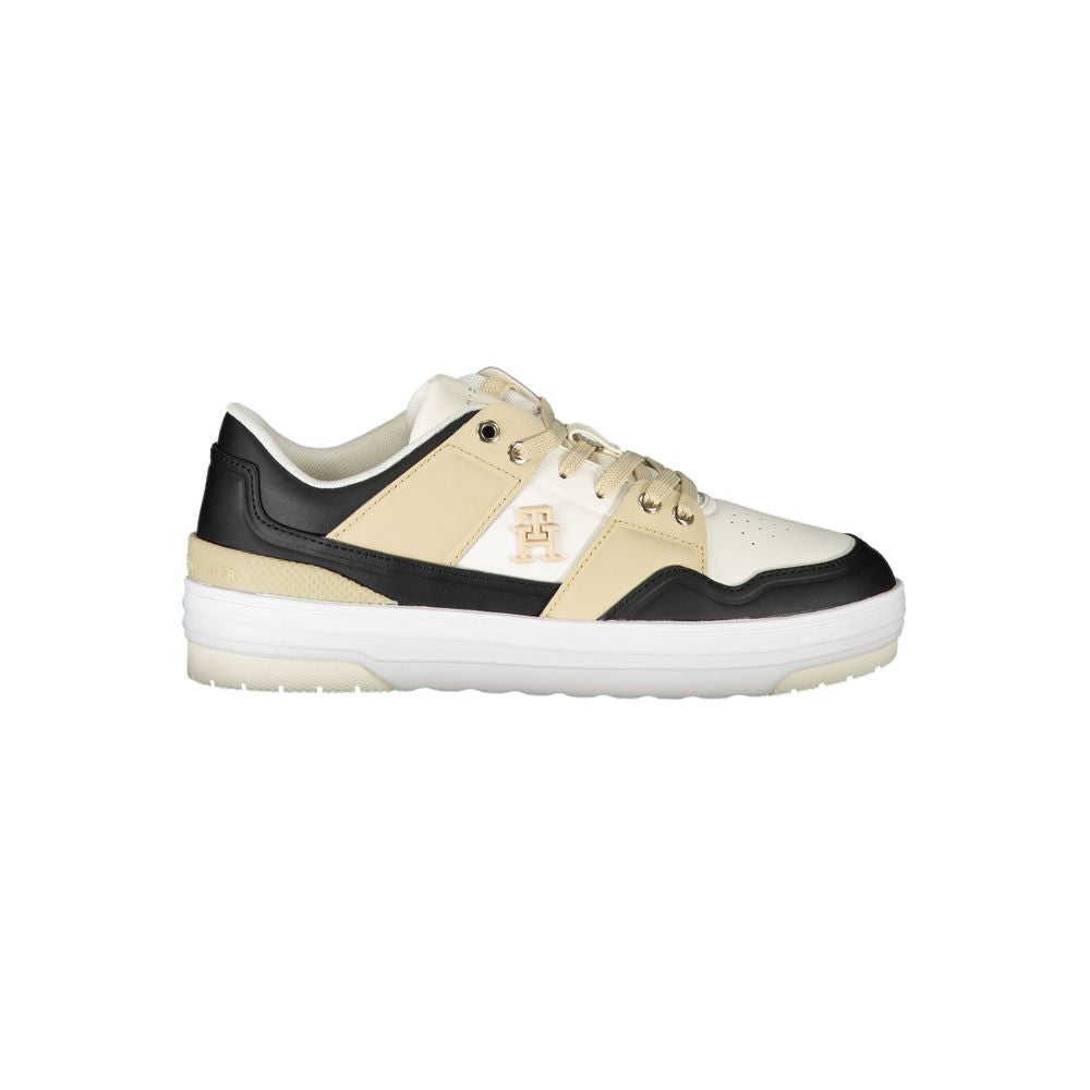 Baskets Tommy Hilfiger en cuir blanc pour femmes