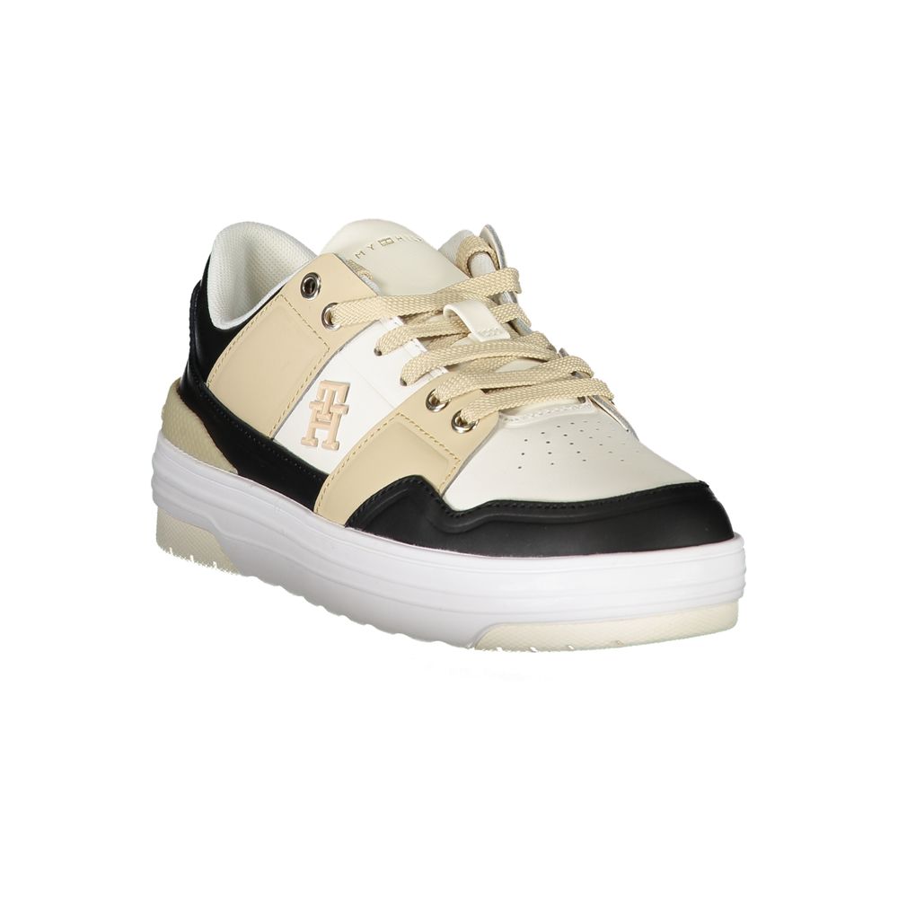 Baskets Tommy Hilfiger en cuir blanc pour femmes