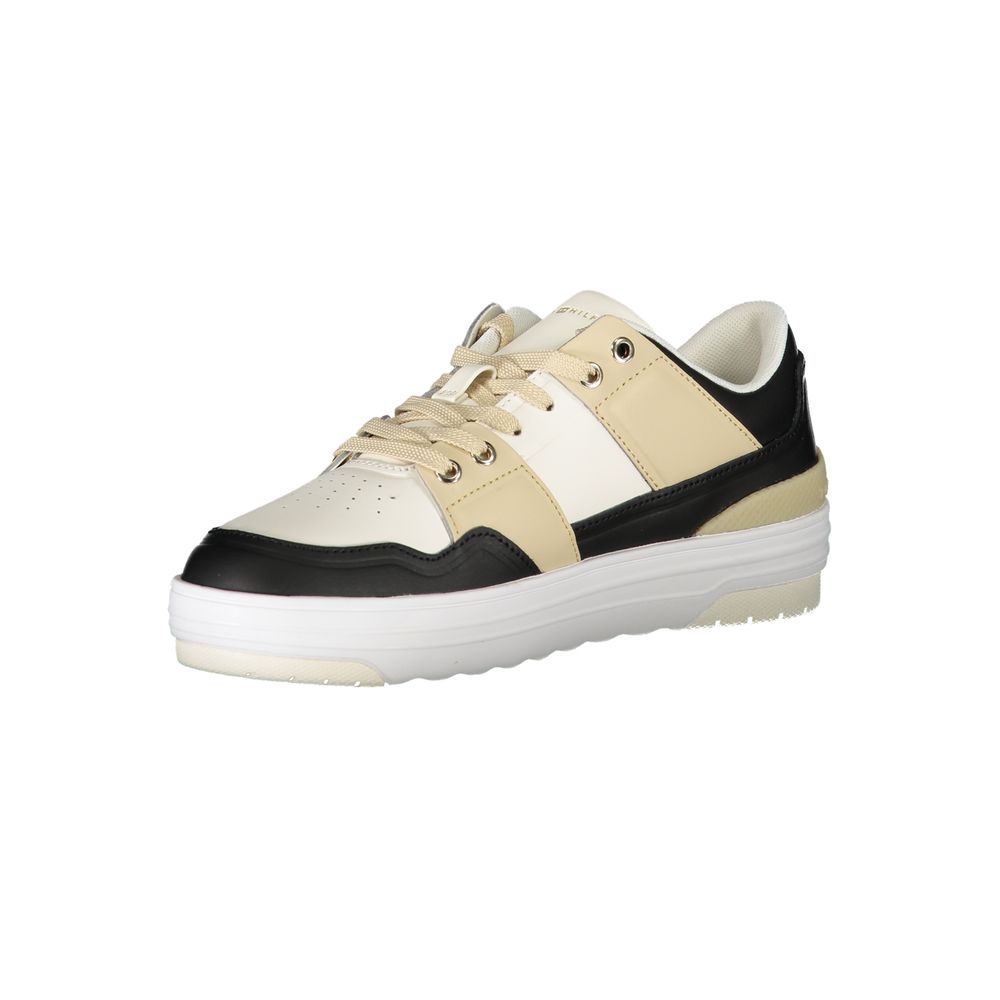 Baskets Tommy Hilfiger en cuir blanc pour femmes
