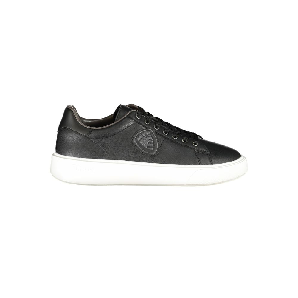 Baskets Blauer en polyuréthane noir pour hommes