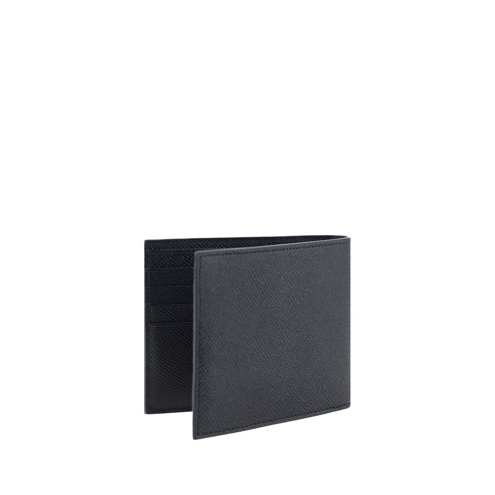Portefeuille Ferragamo Bos Taurus en cuir de veau noir