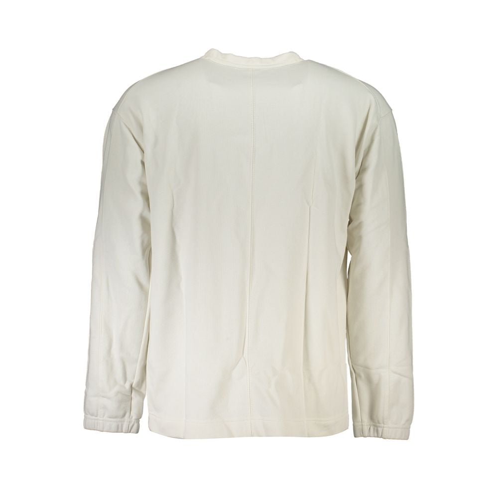 Maglione da uomo in cotone bianco Calvin Klein