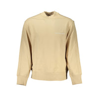 Sweat-shirt Calvin Klein beige en coton pour homme