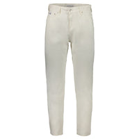 Jeans da uomo in cotone bianco Calvin Klein