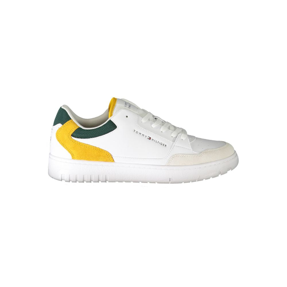 Baskets Tommy Hilfiger en cuir blanc pour homme
