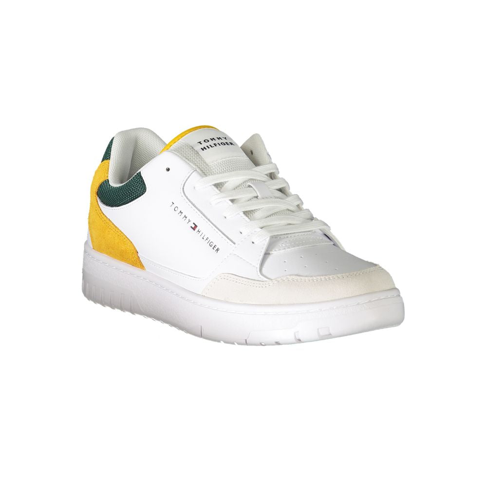 Baskets Tommy Hilfiger en cuir blanc pour homme