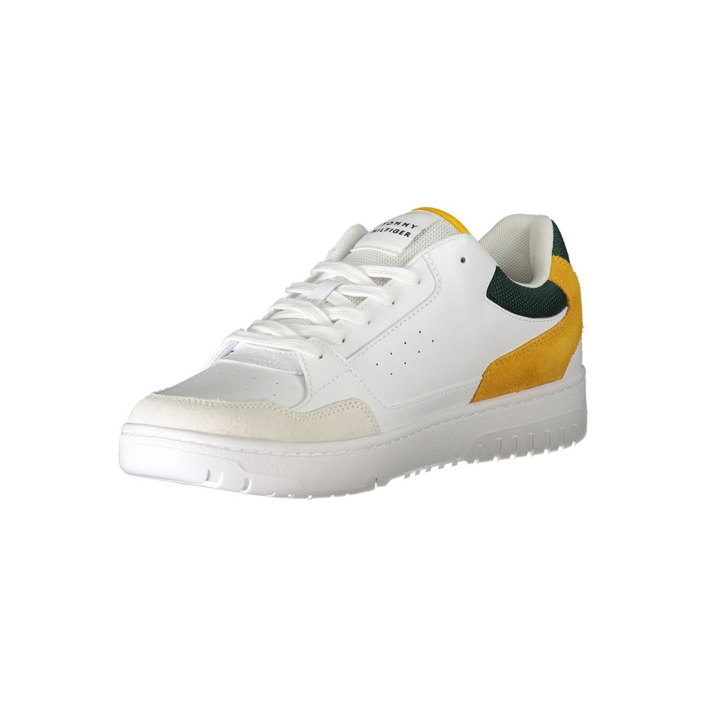 Baskets Tommy Hilfiger en cuir blanc pour homme