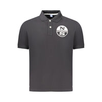 Polo homme North Sails en coton noir