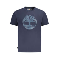 T-shirt Timberland bleu en coton pour homme