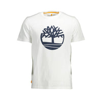 T-shirt homme Timberland blanc en coton biologique