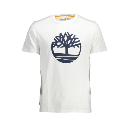 T-shirt homme Timberland blanc en coton biologique