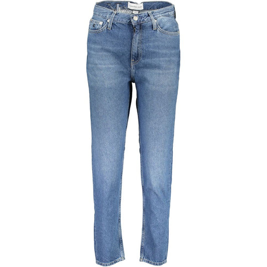Jeans da donna Calvin Klein Blu Cotton
